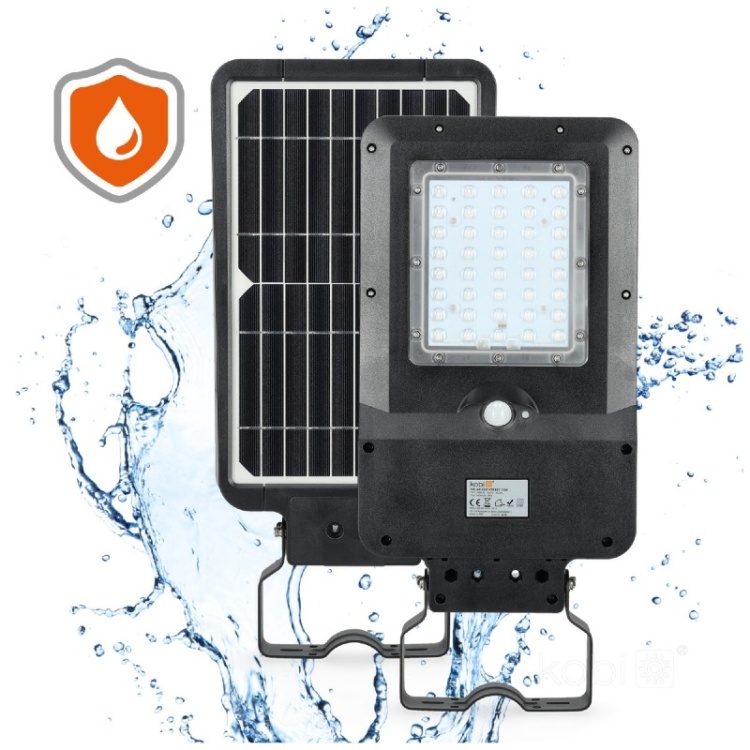 Oprawa drogowa z czujnikiem ruchu Solar LED STREET 15W 4000K IP65 Kobi wodoszczelność