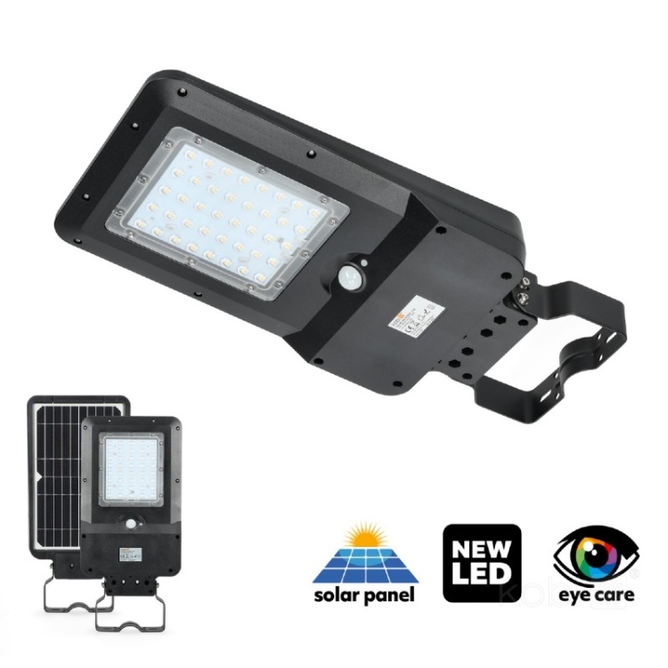 Oprawa drogowa z czujnikiem ruchu Solar LED STREET 15W 4000K IP65 Kobi informacje