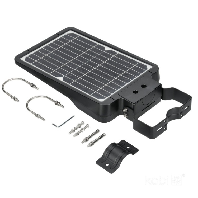 Oprawa drogowa z czujnikiem ruchu Solar LED STREET 15W 4000K IP65 Kobi montaż