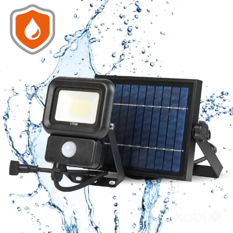 Naświetlacz z czujnikiem ruchu Solar LED NCS 10W 6500K IP65 LED2B wodoszczelność