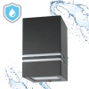 Kinkiet ogrodowy QUAZAR 11 1xGU10 IP44 czarny Kobi wodoszczelność
