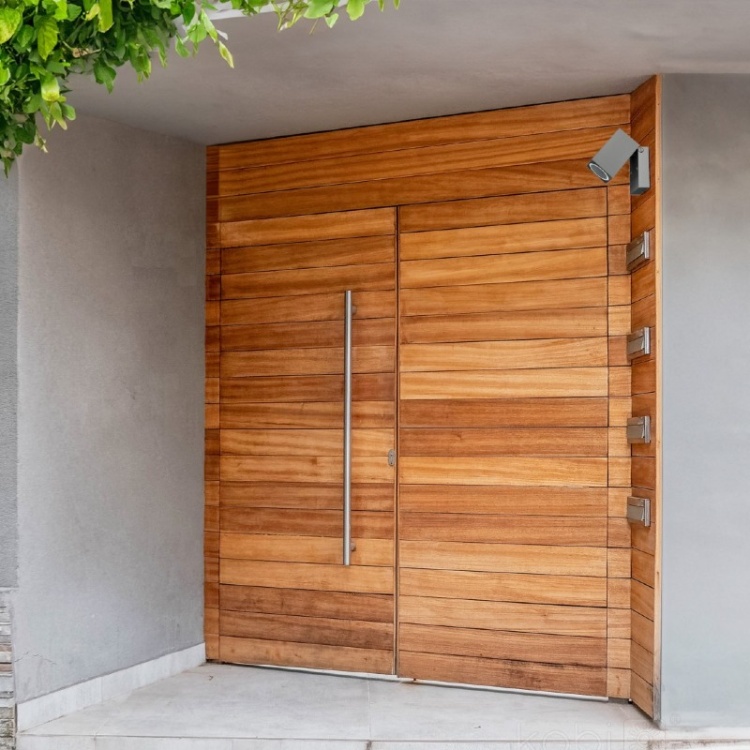 Kinkiet ogrodowy QUAZAR 15 1xGU10 IP44 szary Kobi aranżacja