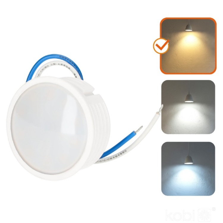 Wkład LED INSERT 5W 3000K mleczny Kobi warianty