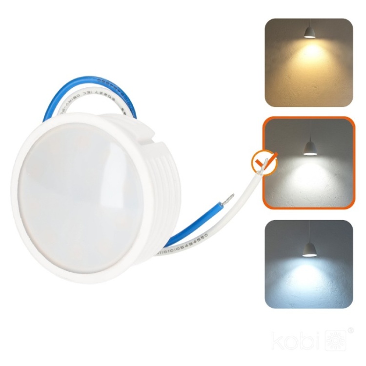 Wkład LED INSERT 5W 4000K mleczny Kobi warianty