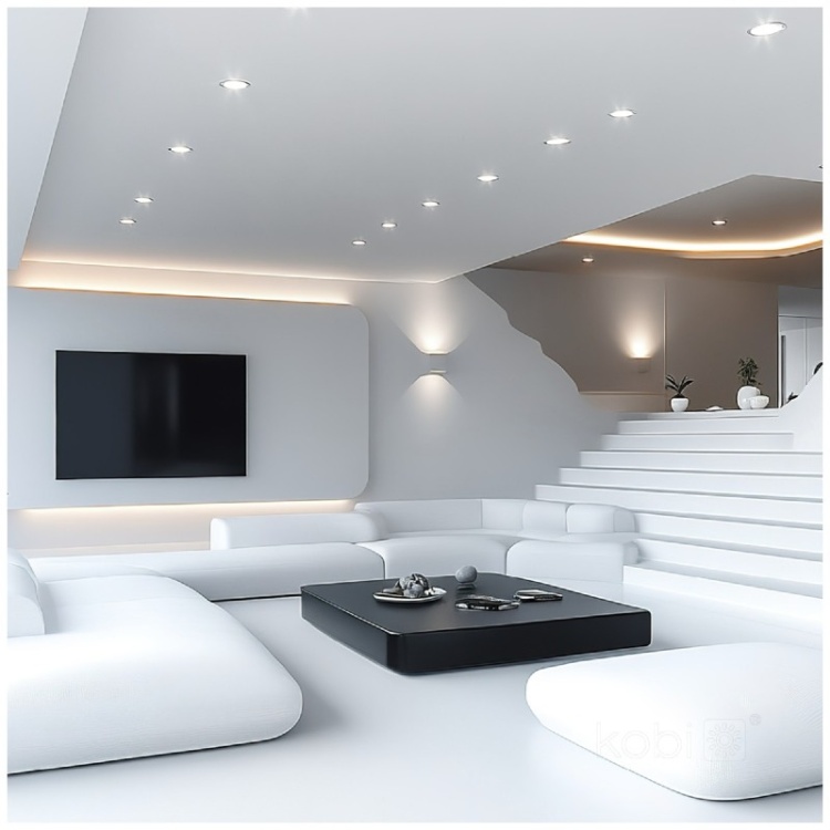 Wkład LED INSERT 5W 4000K mleczny Kobi zastosowanie