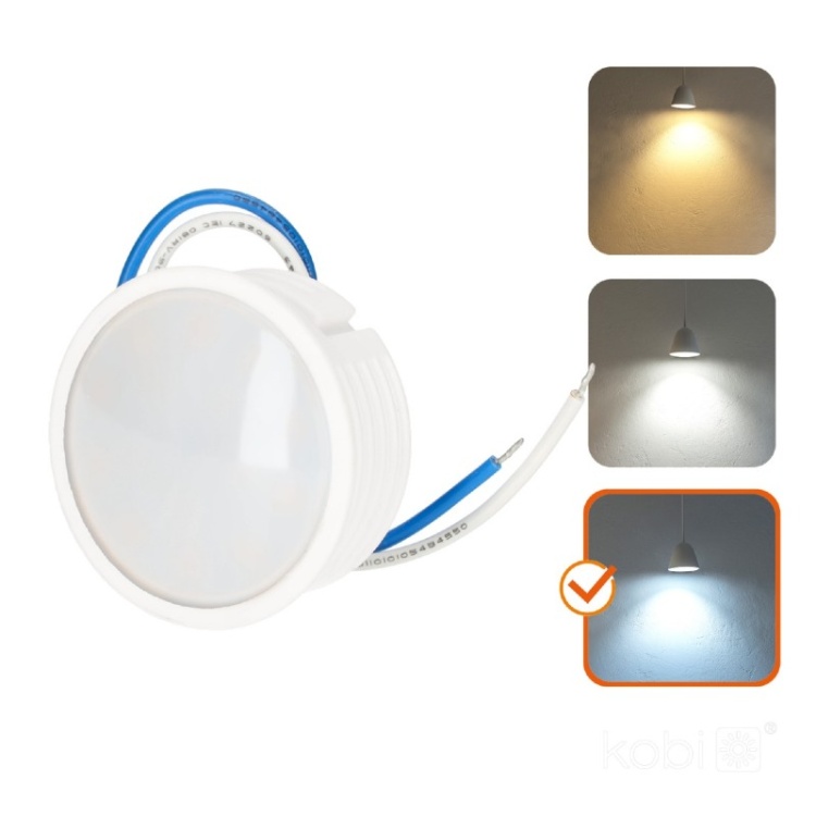 Wkład LED INSERT 6,5W 6000K mleczny Kobi warianty
