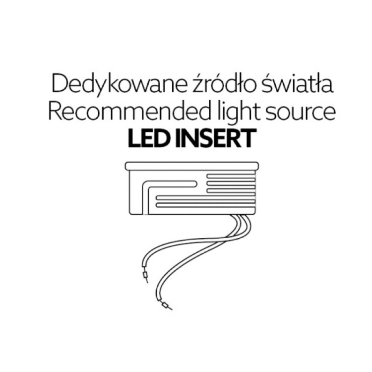 Oprawa do nadbudowania OH36 S czarna Kobi źródło światła