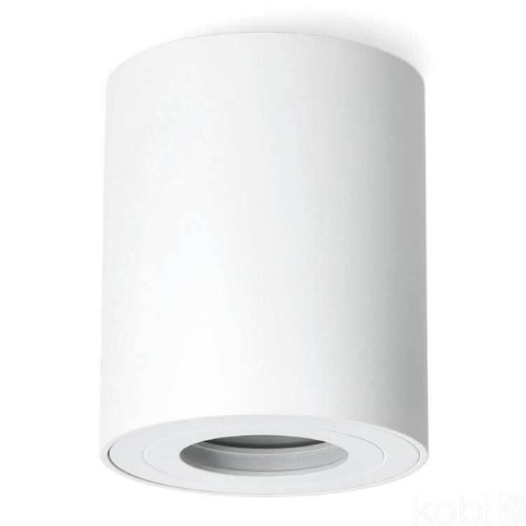 Oprawa do nabudowania AQUARIUS 1xGU10 okrągły IP44 biały Kobi bok