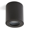 Oprawa do nabudowania AQUARIUS 1xGU10 okrągły IP44 czarny Kobi