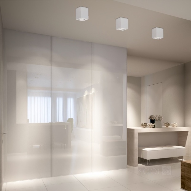 Oprawa do nadbudowania OH37 biała Kobi zastosowanie