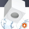Oprawa do nabudowania AQUARIUS 1xGU10 kwadrat IP44 biały Kobi wodoszczelność