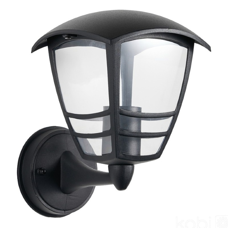 Kinkiet ogrodowy TEVIO KG 1xE27 IP54 czarny LED2B