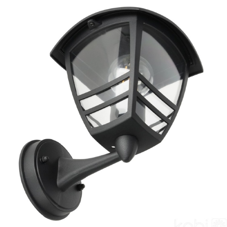 Kinkiet ogrodowy TEVIO KG 1xE27 IP54 czarny LED2B spód