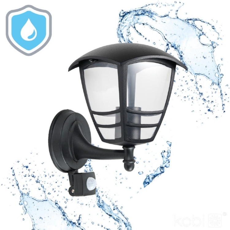 Kinkiet ogrodowy TEVIO KG 1xE27 LX IP54 czarny LED2B wodoszczelność