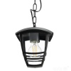 Lampa wisząca ogrodowa TEVIO W 1xE27 IP54 czarna LED2B zbliżenie