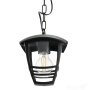 Lampa wisząca ogrodowa TEVIO W 1xE27 IP54 czarna LED2B zbliżenie
