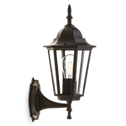 Kinkiet ogrodowy LO4101 1xE27 IP54 czarny Kobi główne zdjęcie