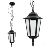 Lampa wisząca ogrodowa LO4105 1xE27 IP54 czarna Kobi
