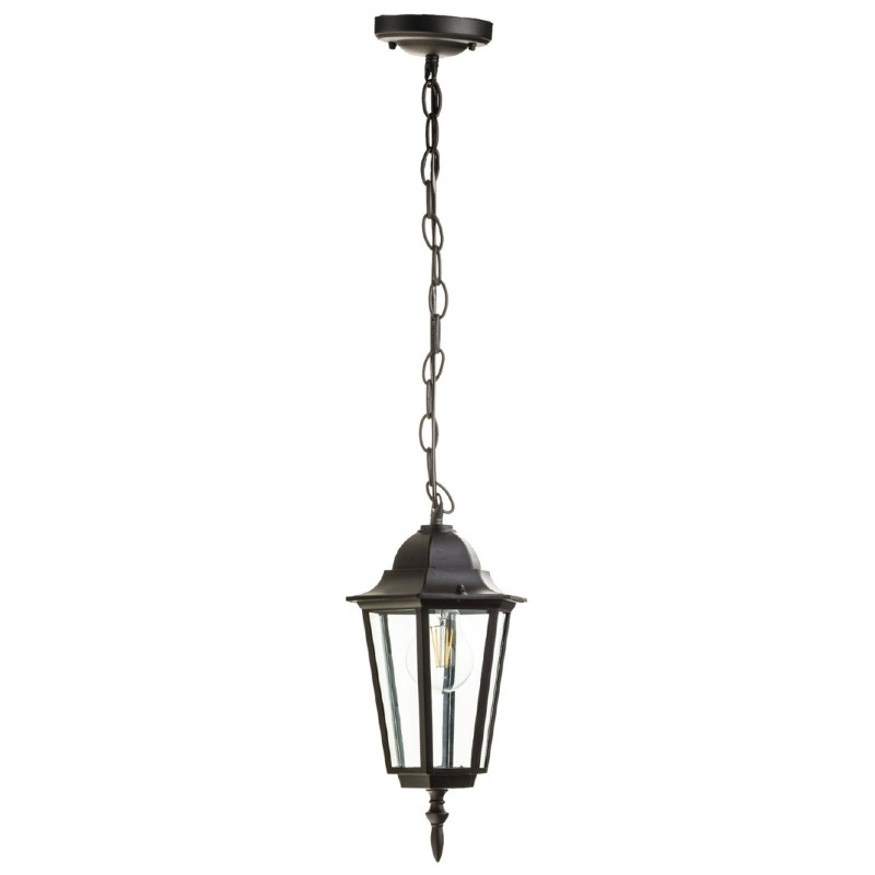 Lampa wisząca ogrodowa LO4105 1xE27 IP54 czarna Kobi główne zdjęcie