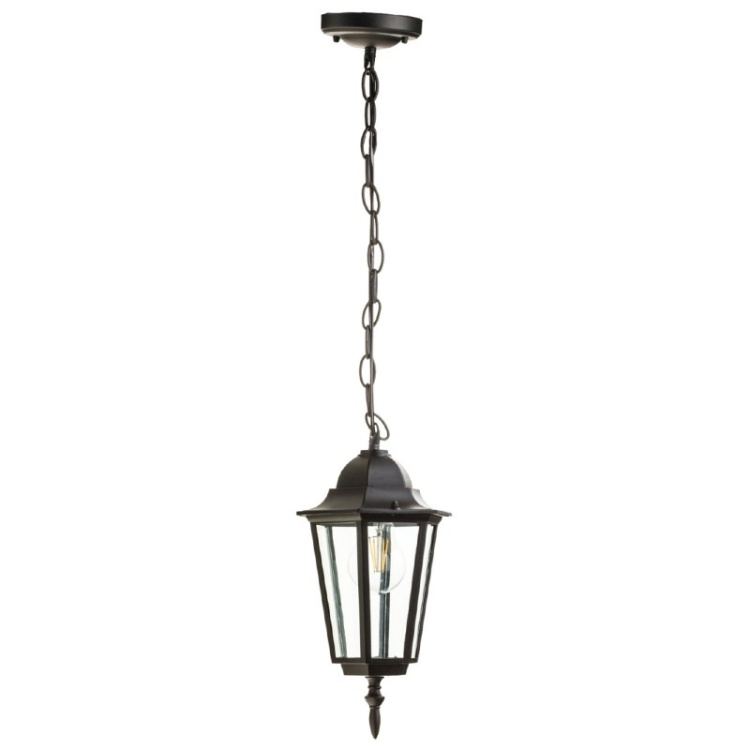 Lampa wisząca ogrodowa LO4105 1xE27 IP54 czarna Kobi główne zdjęcie
