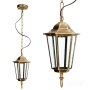 Lampa wisząca ogrodowa LO4105 1xE27 IP54 złota Kobi