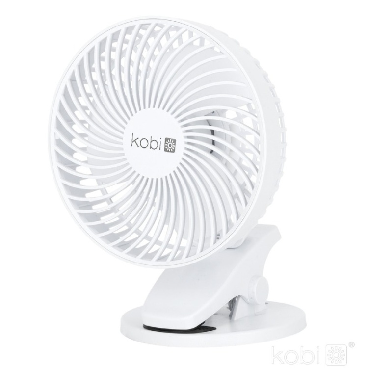 Wentylator biurkowy VIENTO CLIP biały Kobi Windstar główne zdjęcie