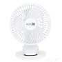 Wentylator biurkowy VIENTO CLIP biały Kobi Windstar front