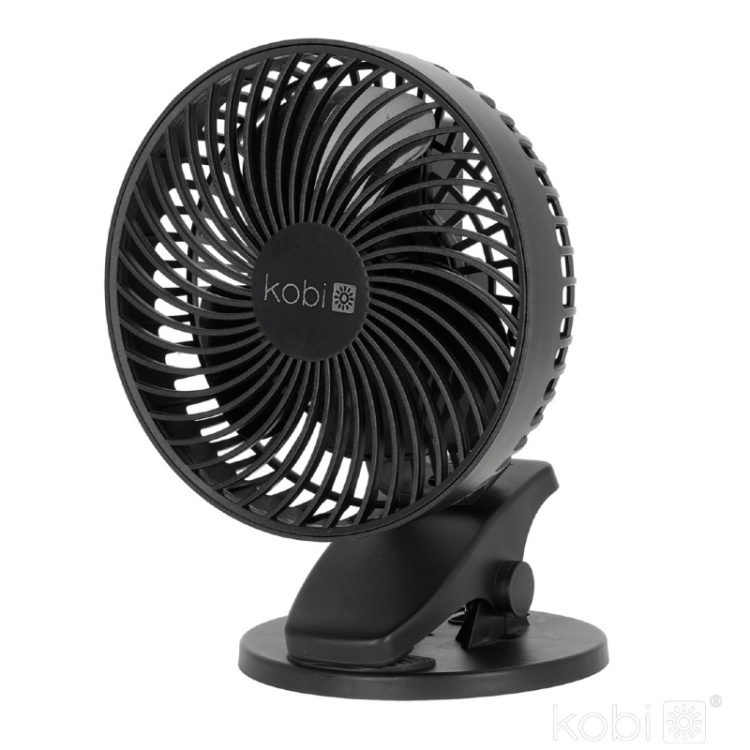 Wentylator biurkowy VIENTO CLIP czarny Kobi Windstar główne zdjęcie