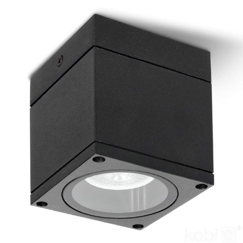Lampa ogrodowa QUERK 1 1xGU10 IP54 czarna LED2B