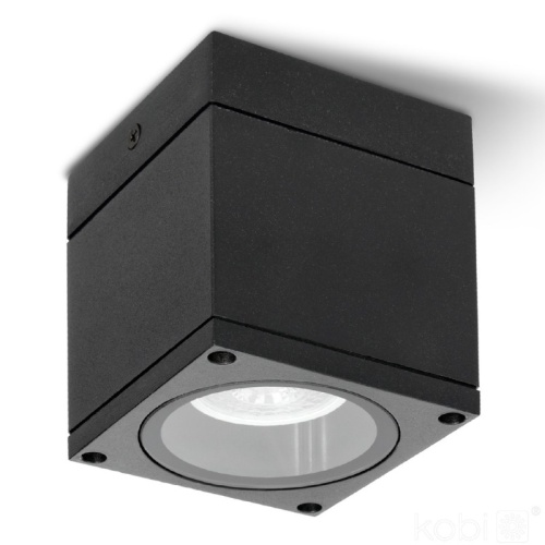 Lampa ogrodowa QUERK 1 1xGU10 IP54 czarna LED2B