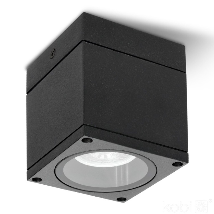 Lampa ogrodowa QUERK 1 1xGU10 IP54 czarna LED2B