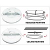 Plafon LED PLASCO 24W CCT 2550/3800lm Greenlux infografika