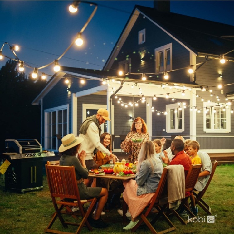 Girlanda MIMOSA 2 10m 10xE27 Kobi zastosowanie na grillu