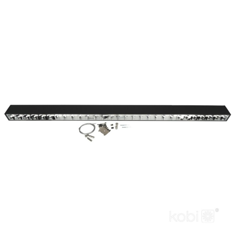 Oprawa liniowa LED KOLINE K2 30W  3CCT UGR<19 czarna Kobi Pro montaż