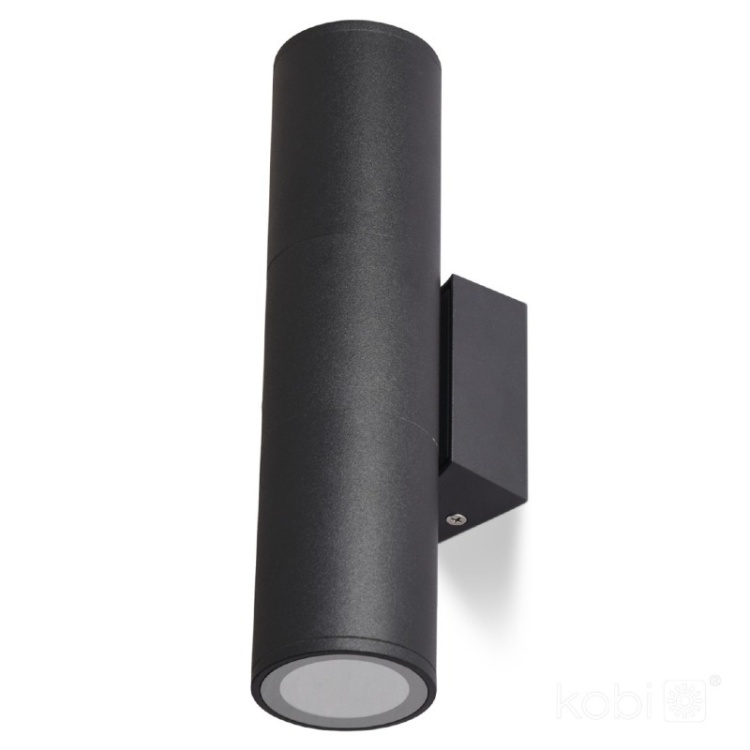 Kinkiet ogrodowy QUERK 3 2xGU10 IP54 czarna LED2B główne zdjęcie