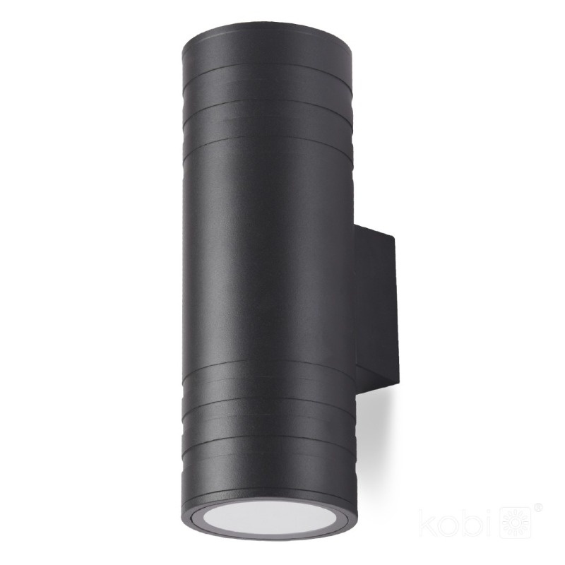 Kinkiet ogrodowy QUERK 5 2xGU10 IP54 czarna LED2B