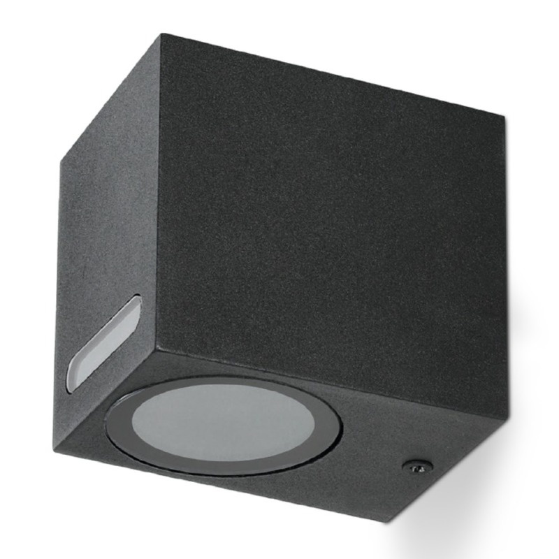 Kinkiet ogrodowy QUERK 6 1xGU10 IP54 czarny LED2B