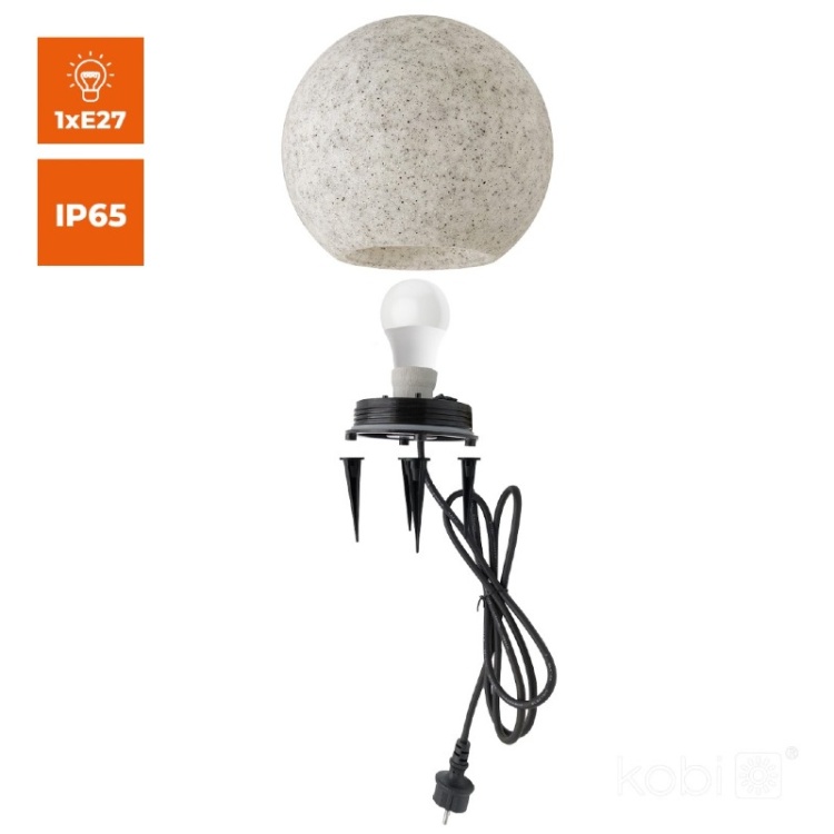 Lampa ogrodowa GARDEN BALL M 1xE27 IP65 Kobi informacje