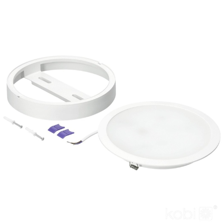 Plafon LED SIGARO CIRCLE 24W 4000K Kobi Premium budowa