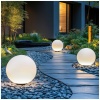 Lampa ogrodowa Solar LED GARDEN BALL 40cm 3000K+RGB Kobi Design zastosowanie