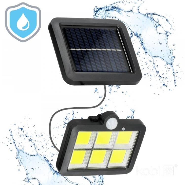 Naświetlacz z czujnikiem ruchu Solar LED PRISM 6000K LED2B wodoszczelność