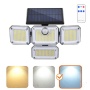 Naświetlacz z czujnikiem ruchu Solar LED GLOW G2 2,5W 6500K LED2B warianty