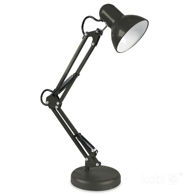 Lampka biurkowa AURIQ 1xE27 czarna LED2B na podstawie