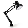 Lampka biurkowa AURIQ 1xE27 czarna LED2B do przykręcenia do biurka