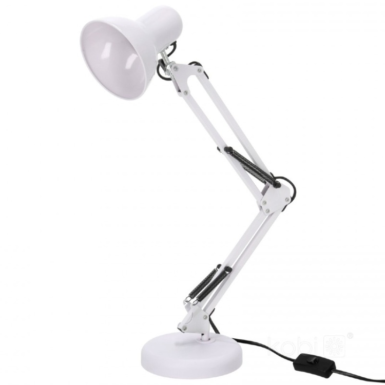 Lampka biurkowa AURIQ 1xE27 biała LED2B