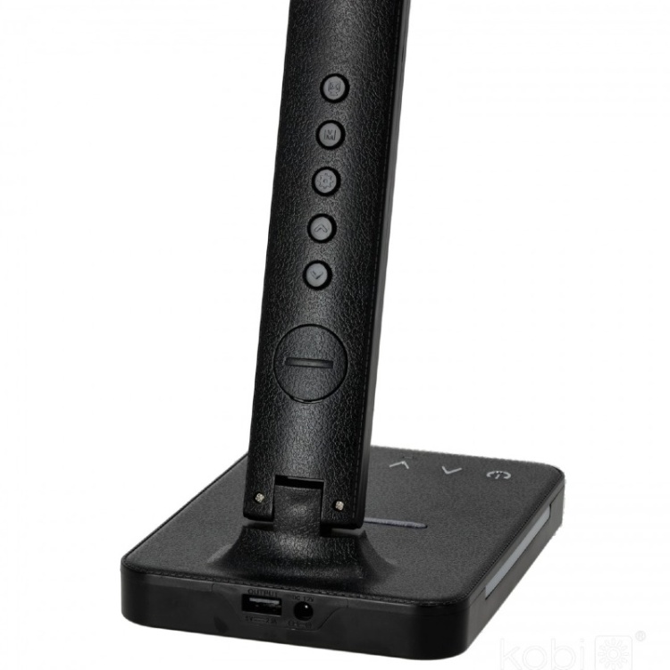 Lampka biurkowa LED NOBLITE 7W  CCT Czarna LED2B sterowanie