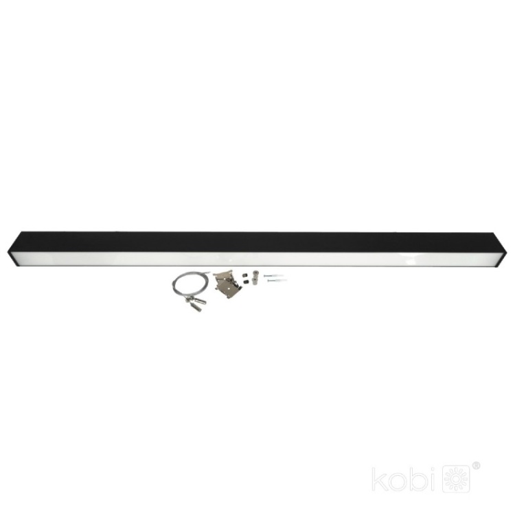 Oprawa liniowa LED KOLINE K2 40W  3CCT  czarna Kobi Pro montaż