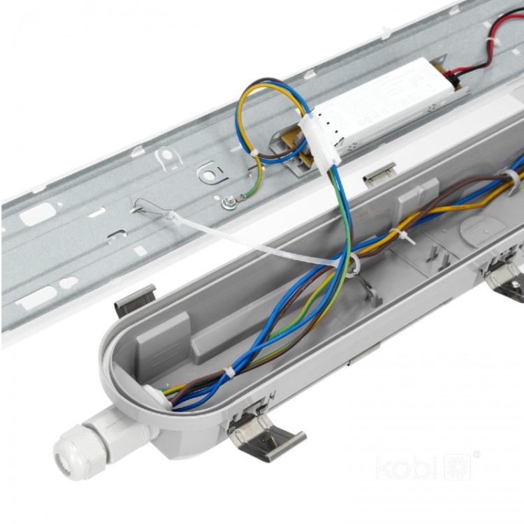 Oprawa liniowa hermetyczna LED NEXFORCE N2 52W 4000K Kobi Pro budowa