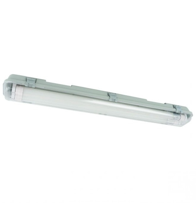 Oprawa hermetyczna L60cm + 2x tuba LED 18W 6500K 1800lm IP65 Ecolight
