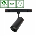 104530.jpgOprawa kierunkowa LED SYSTEM SHIFT SPOT S 6W 3CCT 555lm 24° na szynoprzewód 48V czarna Spectrum